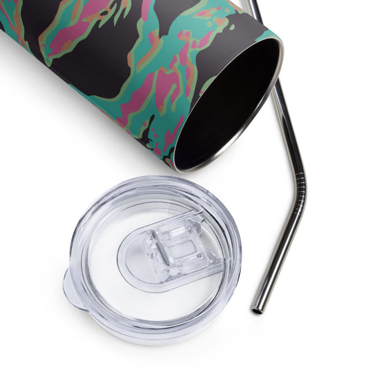 Miami Tiger Stripe CAMO Stainless steel tumbler - Steel Tumbler