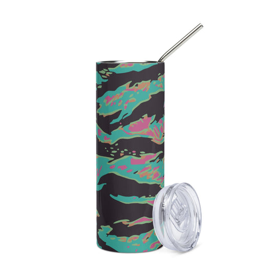 Miami Tiger Stripe CAMO Stainless steel tumbler - Steel Tumbler
