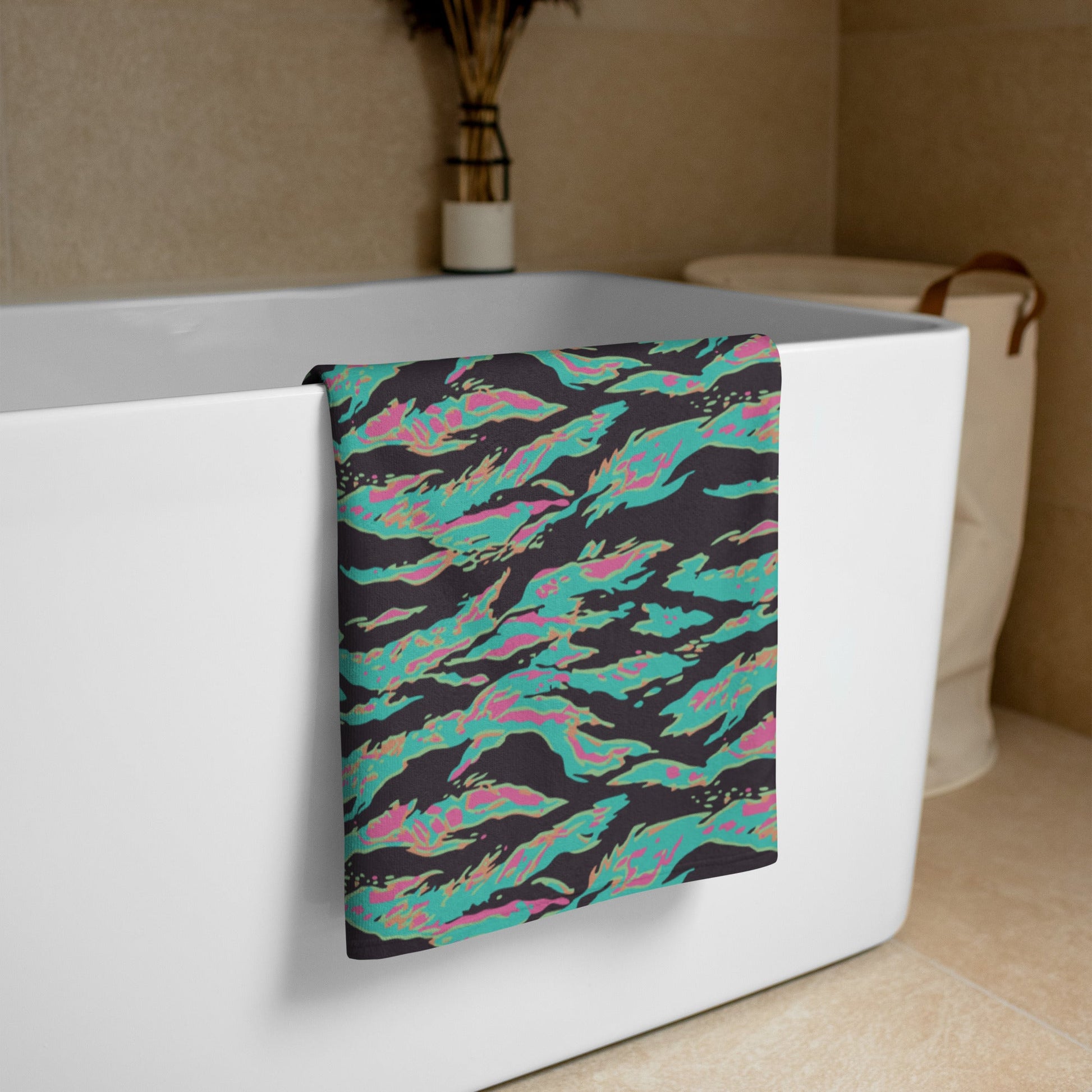 Miami Tiger Stripe CAMO Towel
