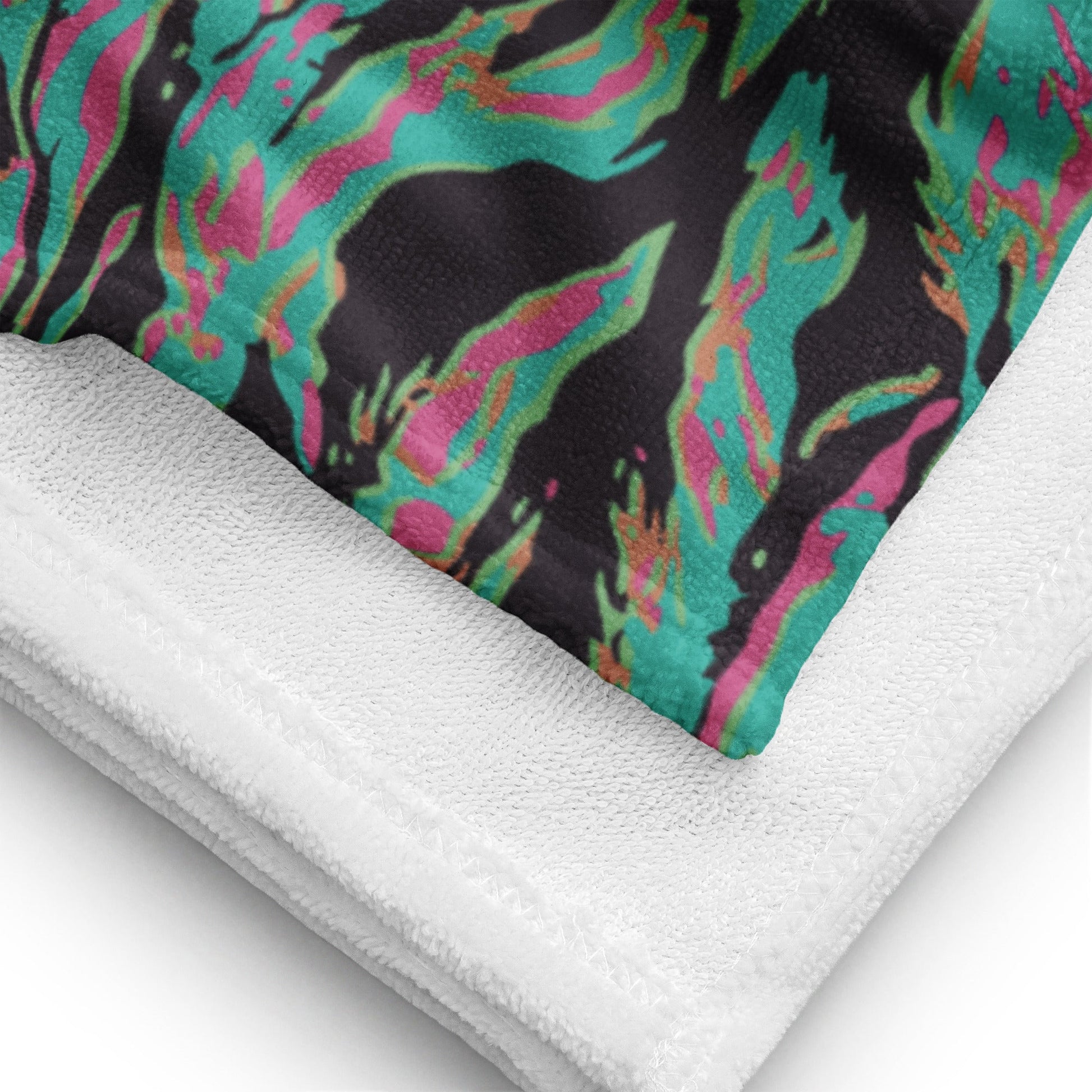 Miami Tiger Stripe CAMO Towel