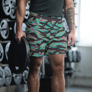 Tiger Stripe Miami CAMO Unisex Athletic Long Shorts - XS