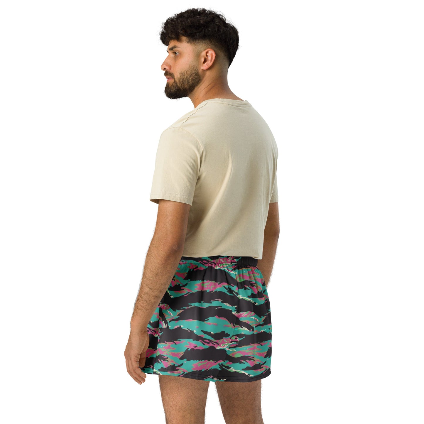 Miami Tiger Stripe CAMO Unisex Athletic Shorts