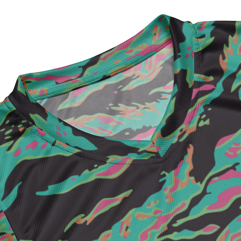 Tiger Stripe Miami CAMO Unisex Basketball Jersey