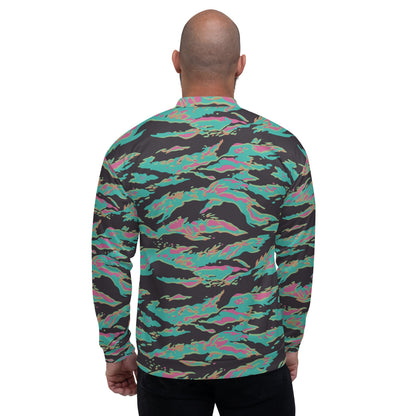 Miami Tiger Stripe CAMO Unisex Bomber Jacket