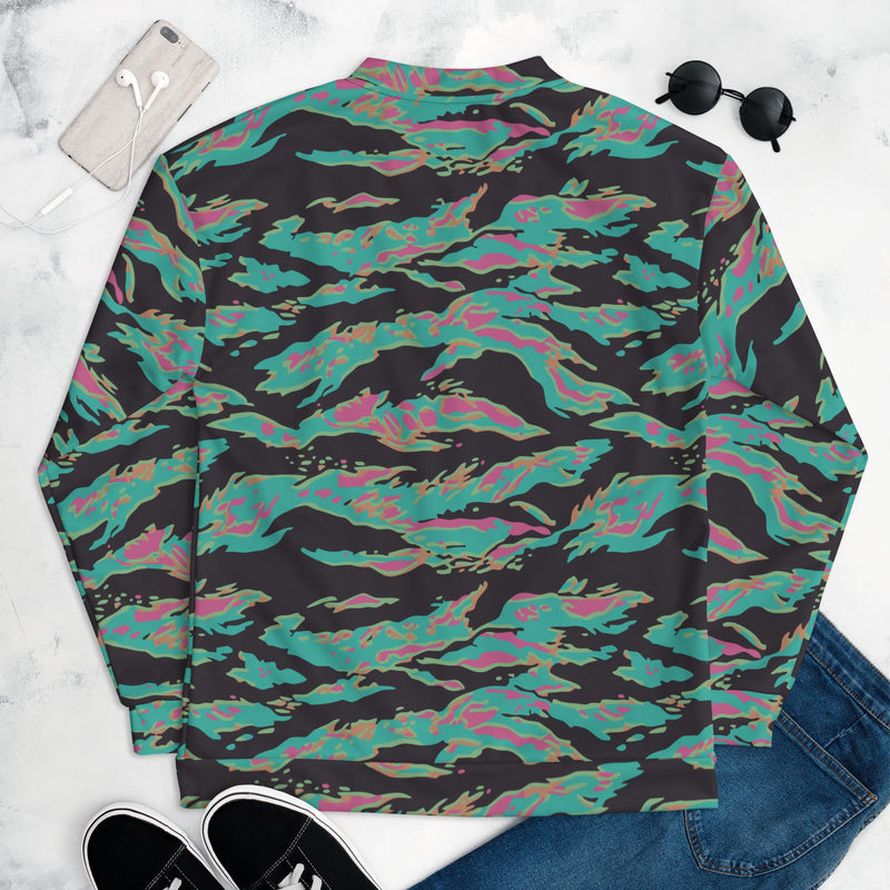 Tiger Stripe Miami CAMO Unisex Bomber Jacket