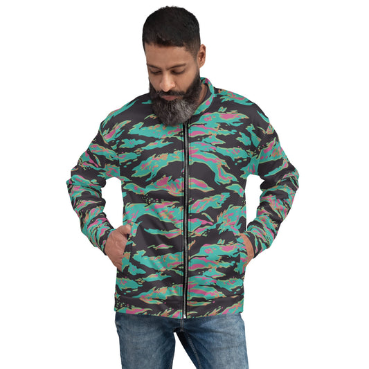 Miami Tiger Stripe CAMO Unisex Bomber Jacket