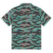 Tiger Stripe Miami CAMO Unisex Short-Sleeve Button Shirt - Button-Up