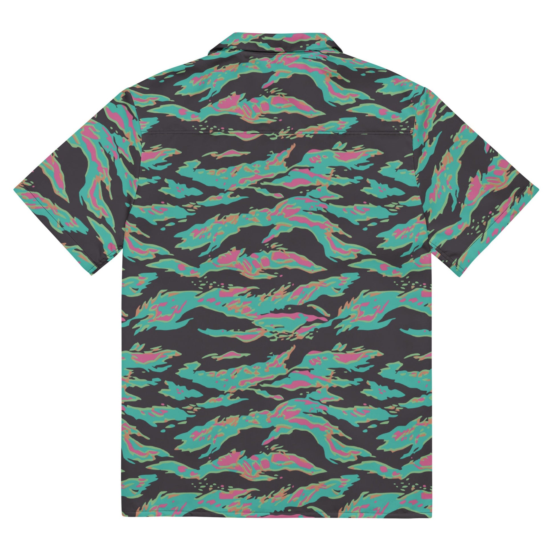 Miami Tiger Stripe CAMO Unisex button shirt - Button Shirts