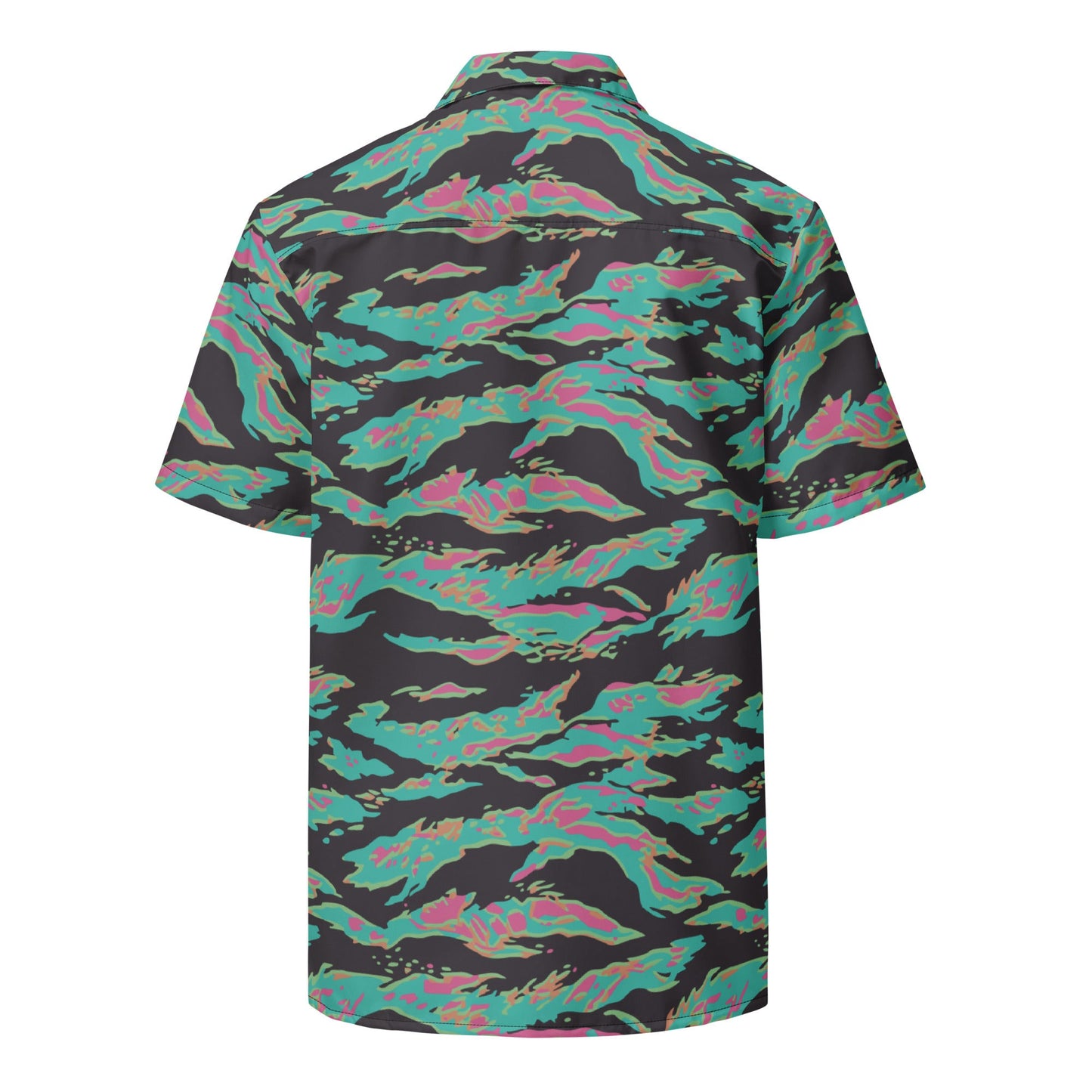 Miami Tiger Stripe CAMO Unisex button shirt - Button Shirts