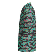 Tiger Stripe Miami CAMO Unisex Short-Sleeve Button Shirt - Button-Up