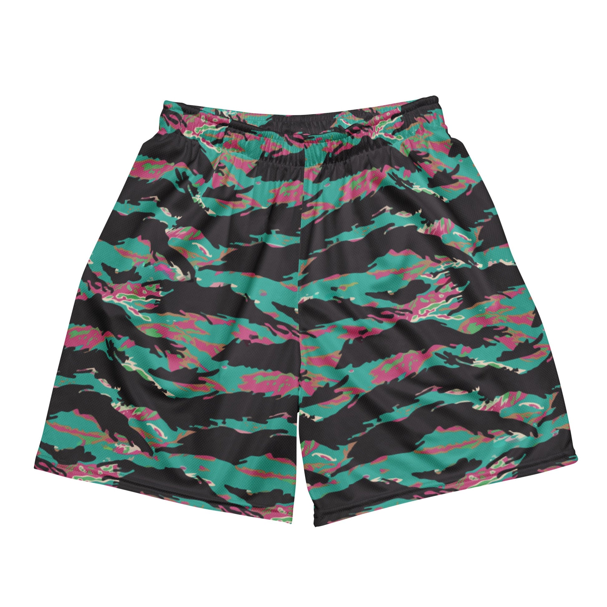 Miami Tiger Stripe CAMO Unisex mesh shorts - 2XS - Mesh Shorts