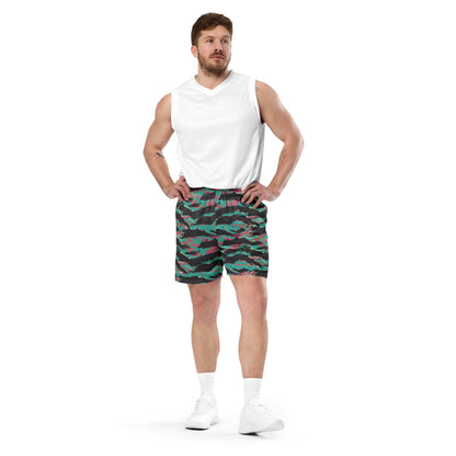 Miami Tiger Stripe CAMO Unisex mesh shorts - Mesh Shorts