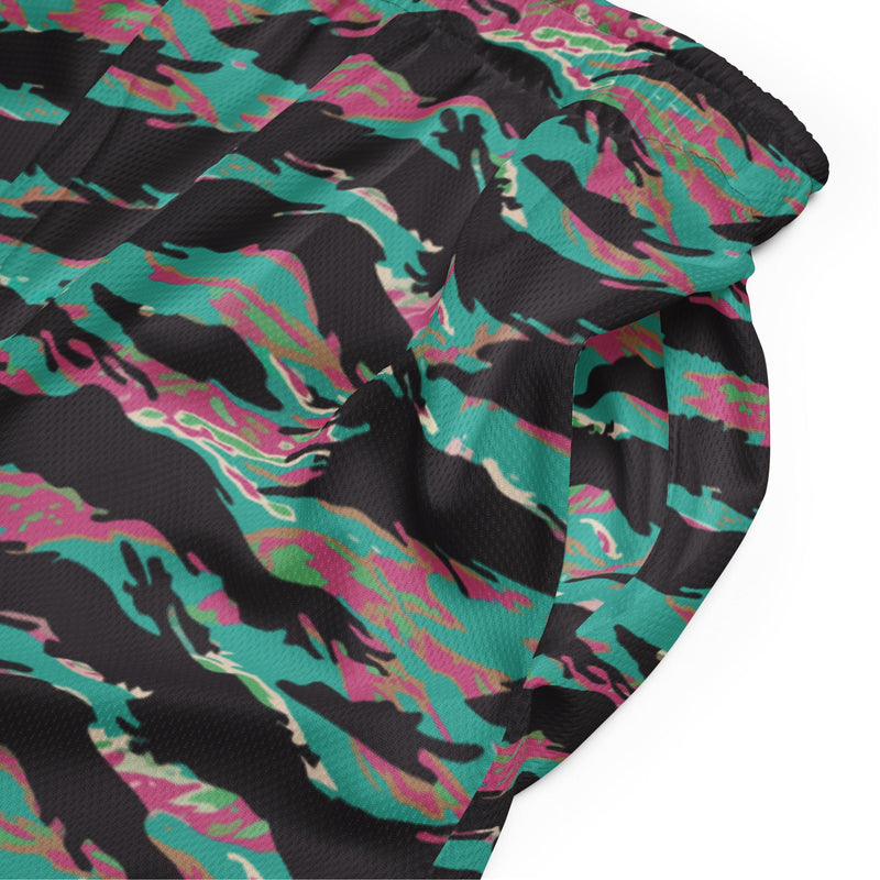 Tiger Stripe Miami CAMO Unisex Mesh Shorts