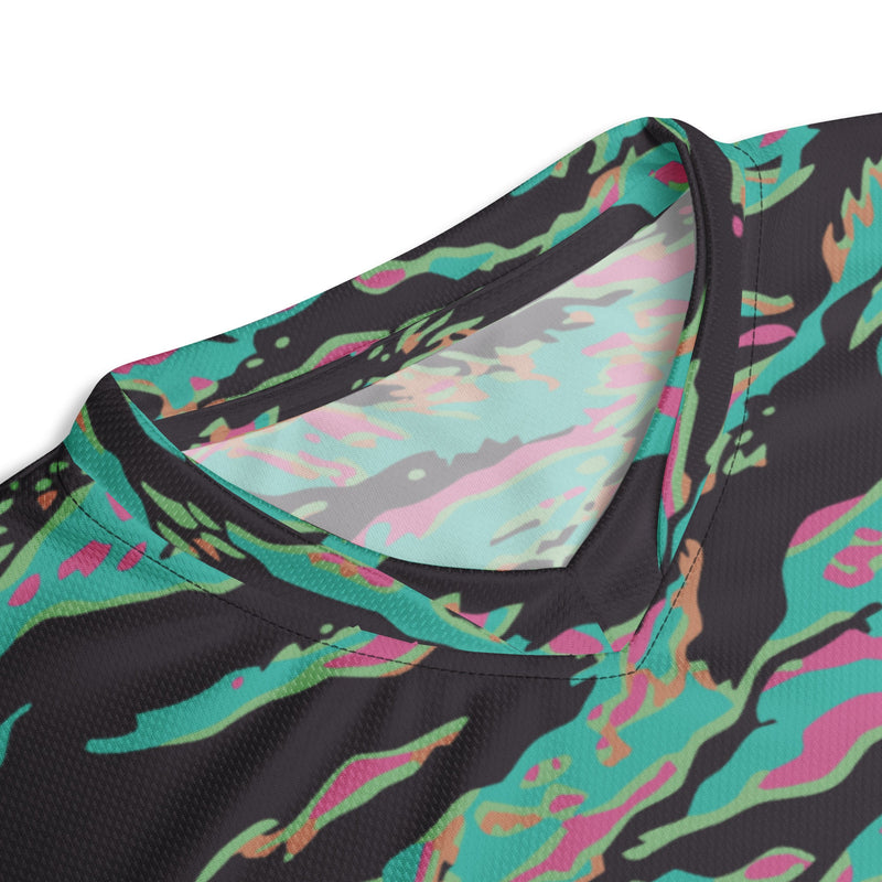 Tiger Stripe Miami CAMO Unisex Sports Jersey