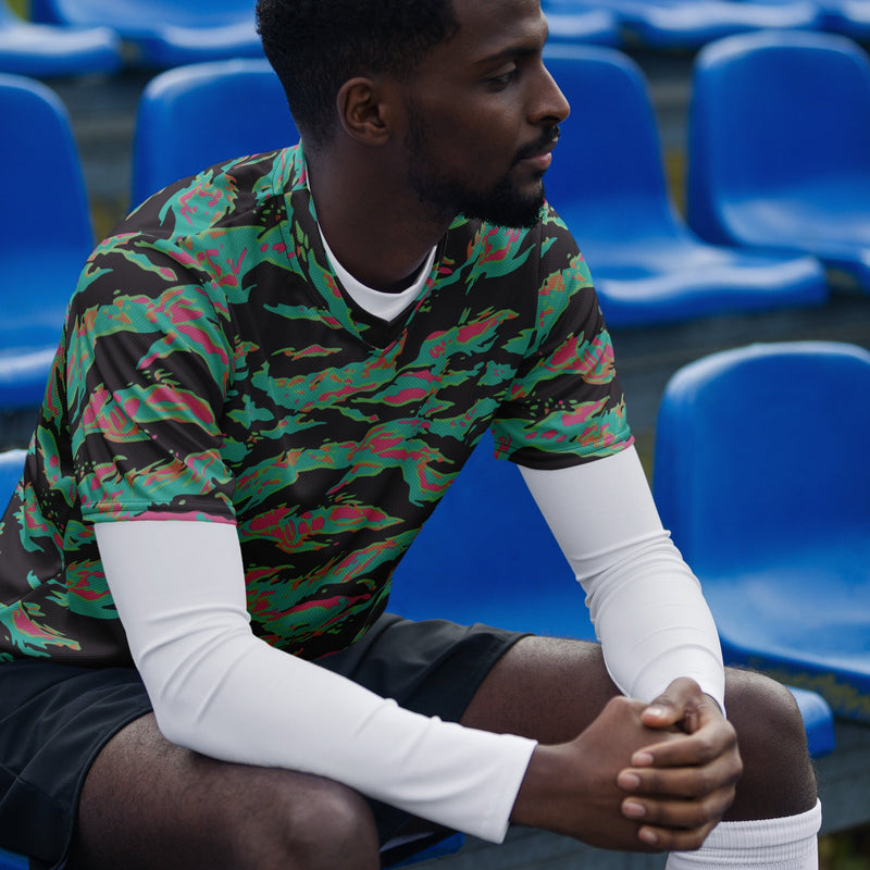 Tiger Stripe Miami CAMO Unisex Sports Jersey