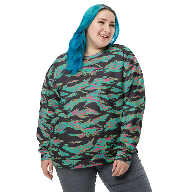 Tiger Stripe Miami CAMO Unisex Sweatshirt