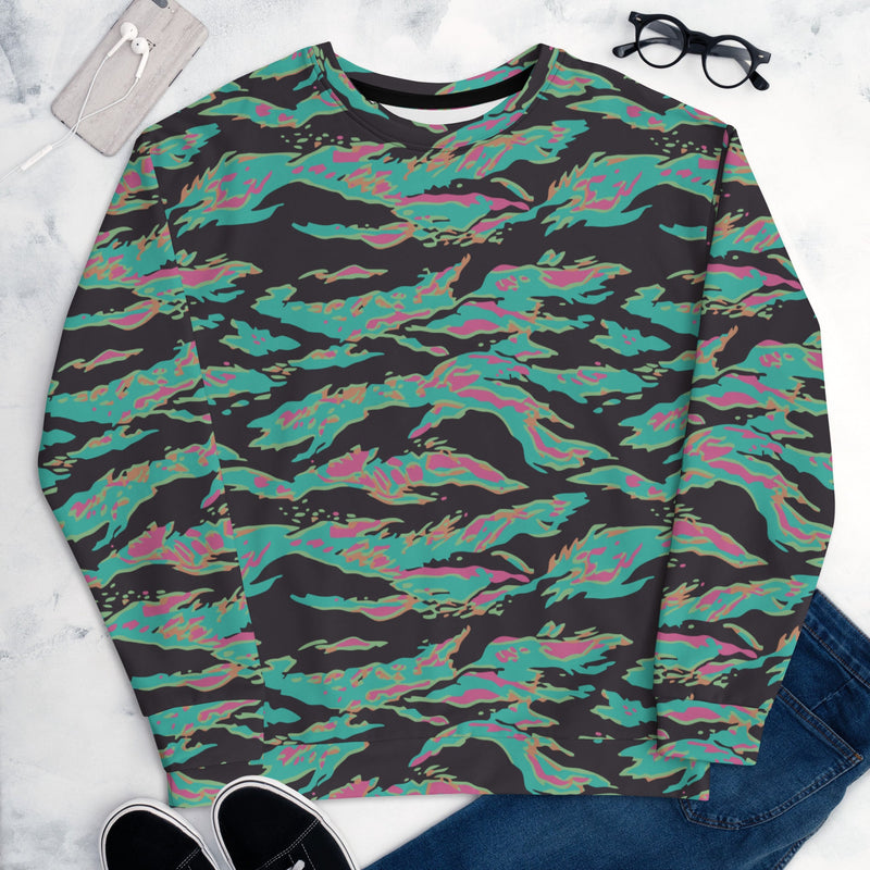 Tiger Stripe Miami CAMO Unisex Sweatshirt