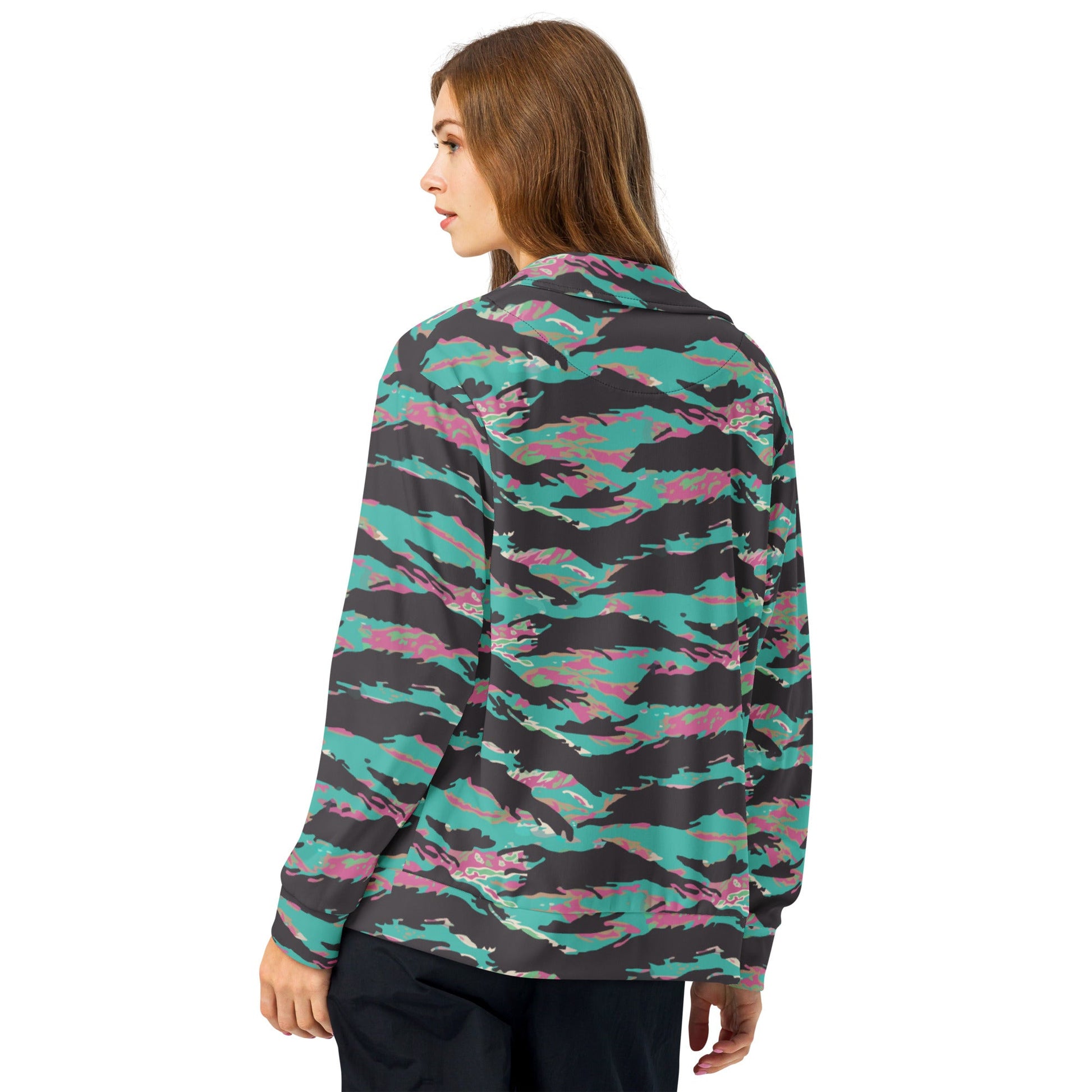 Miami Tiger Stripe CAMO Unisex track jacket - Track Jackets