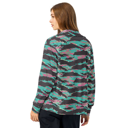 Miami Tiger Stripe CAMO Unisex track jacket - Track Jackets