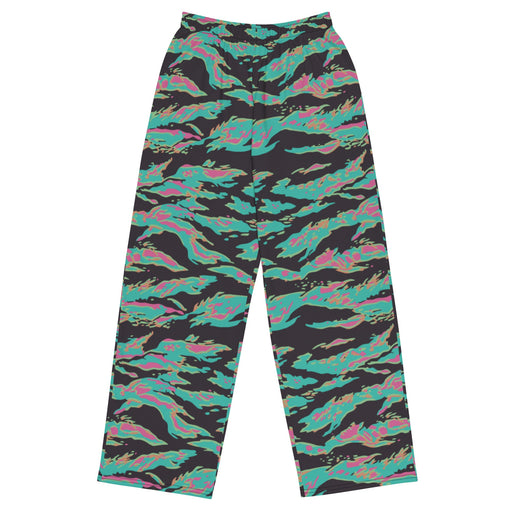 Tiger Stripe Miami CAMO Unisex Wide-Leg Leisure Pants - 2XS