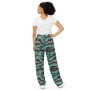 Tiger Stripe Miami CAMO Unisex Wide-Leg Leisure Pants