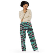 Tiger Stripe Miami CAMO Unisex Wide-Leg Leisure Pants