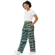 Tiger Stripe Miami CAMO Unisex Wide-Leg Leisure Pants