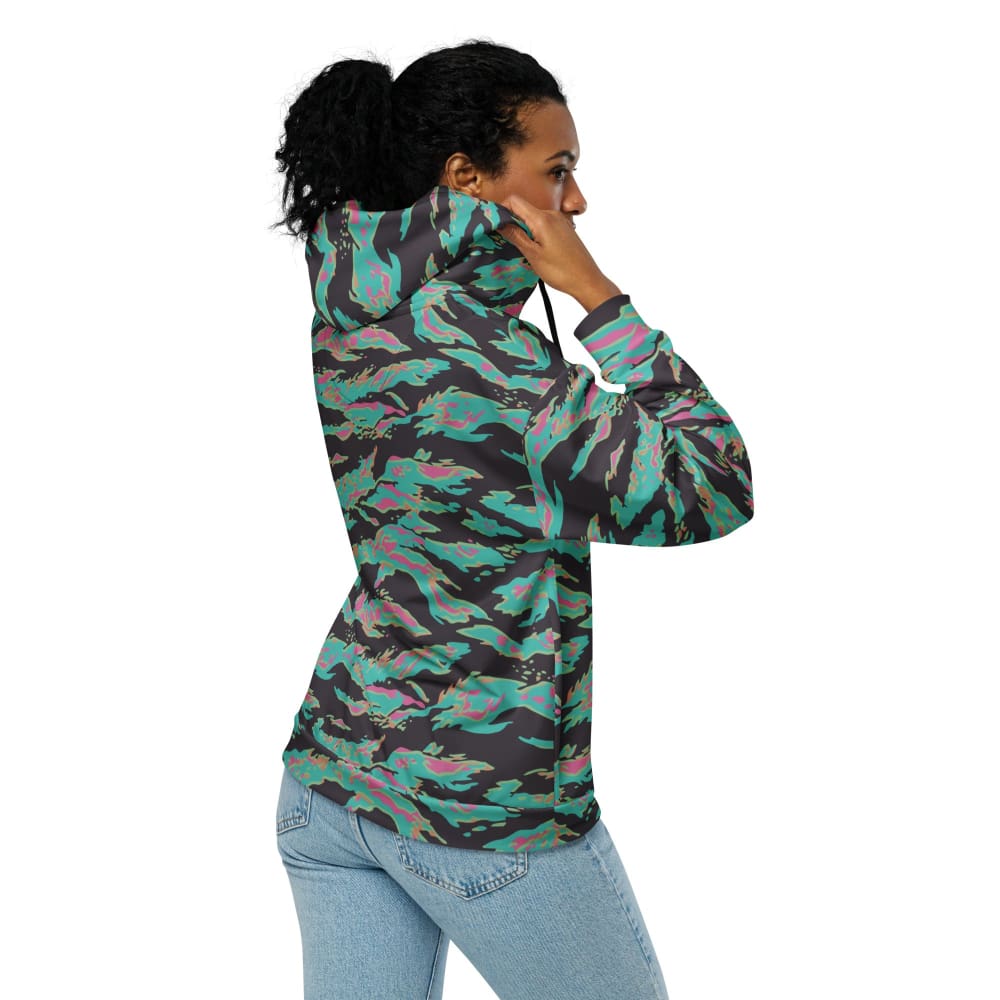 Miami Tiger Stripe CAMO Unisex zip hoodie