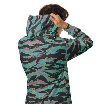 Miami Tiger Stripe CAMO Unisex zip hoodie - Zip Hoodie