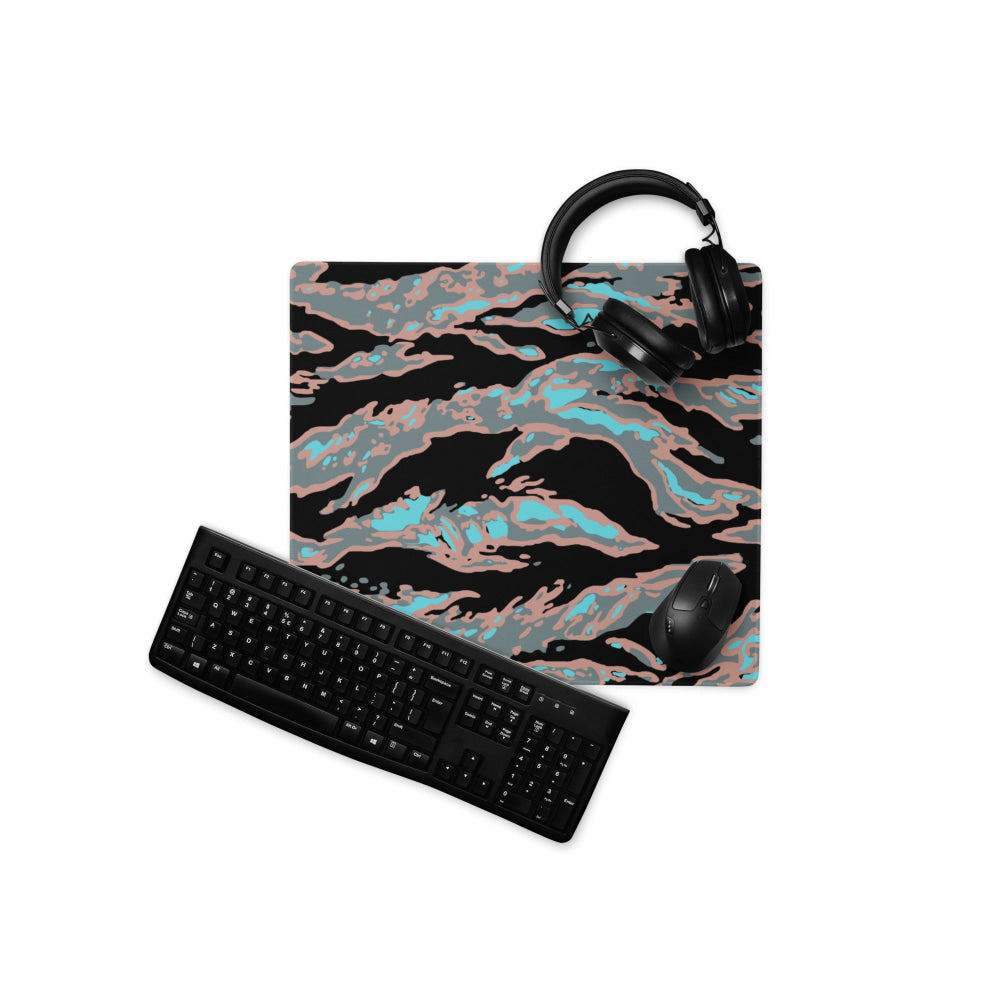 Miami Tiger Stripe Urban CAMO Gaming mouse pad - 18″×16″ - Mouse Pad