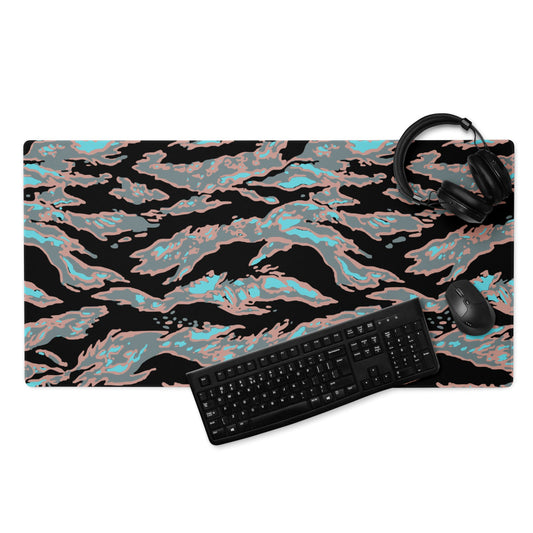 Miami Tiger Stripe Urban CAMO Gaming mouse pad - 36″×18″ - Mouse Pad