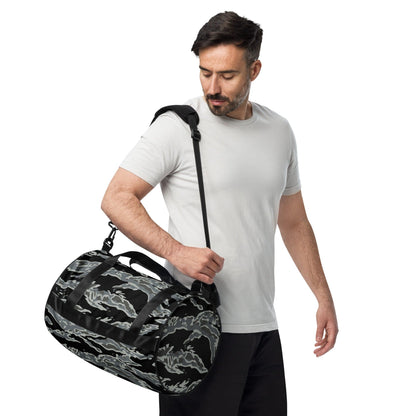 Miami Tiger Stripe Urban Grey CAMO gym bag - Gym Bag