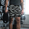 Miami Tiger Stripe Urban Grey CAMO Men’s Athletic Shorts - 2XS
