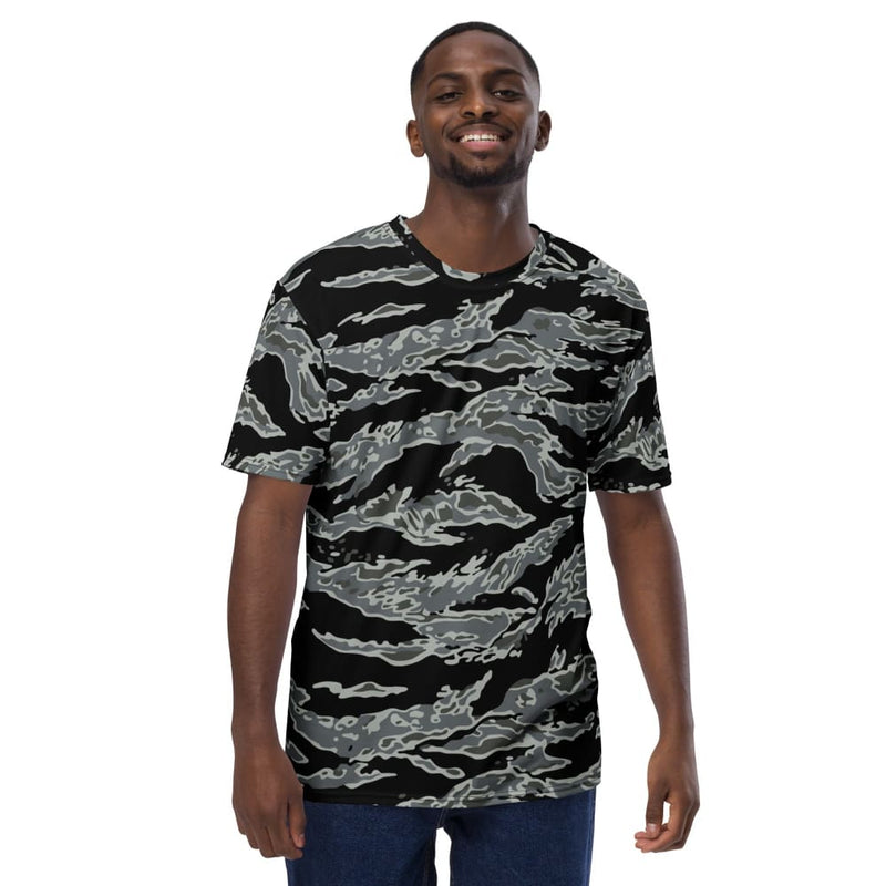 Miami Tiger Stripe Urban Grey CAMO Men’s t-shirt