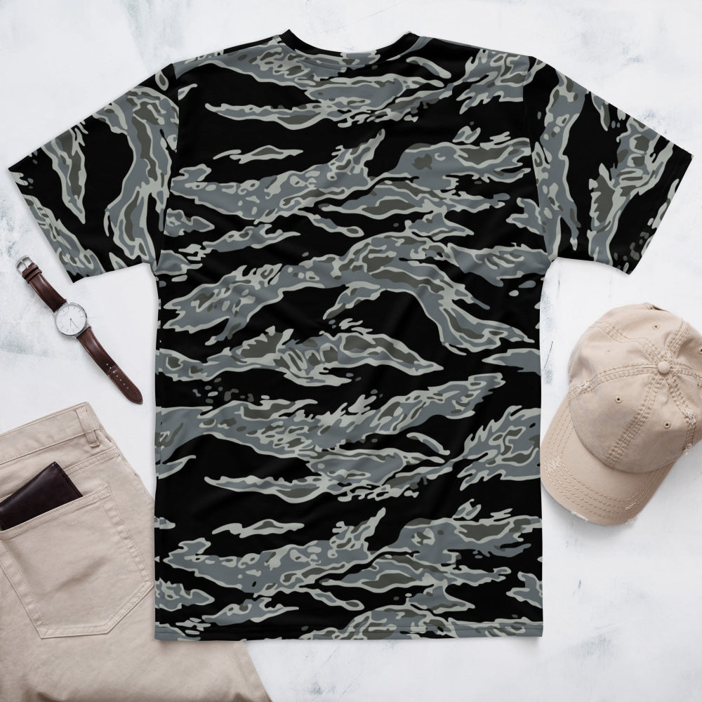 Miami Tiger Stripe Urban Grey CAMO Men’s t-shirt - Mens T-Shirt