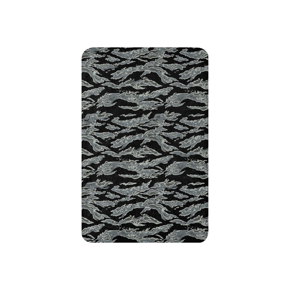 Miami Tiger Stripe Urban Grey CAMO Sherpa blanket - Blanket