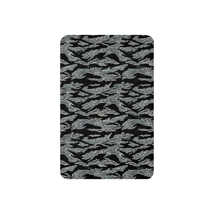 Miami Tiger Stripe Urban Grey CAMO Sherpa blanket - Blanket