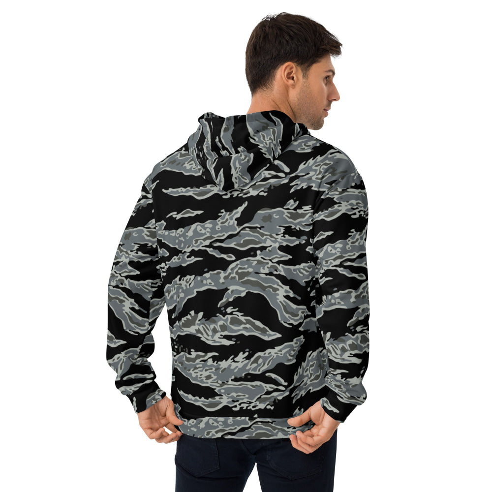 Miami Tiger Stripe Urban Grey CAMO Unisex Hoodie