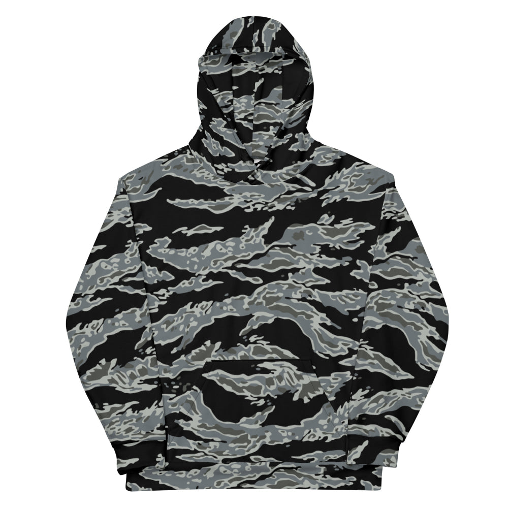 Miami Tiger Stripe Urban Grey CAMO Unisex Hoodie