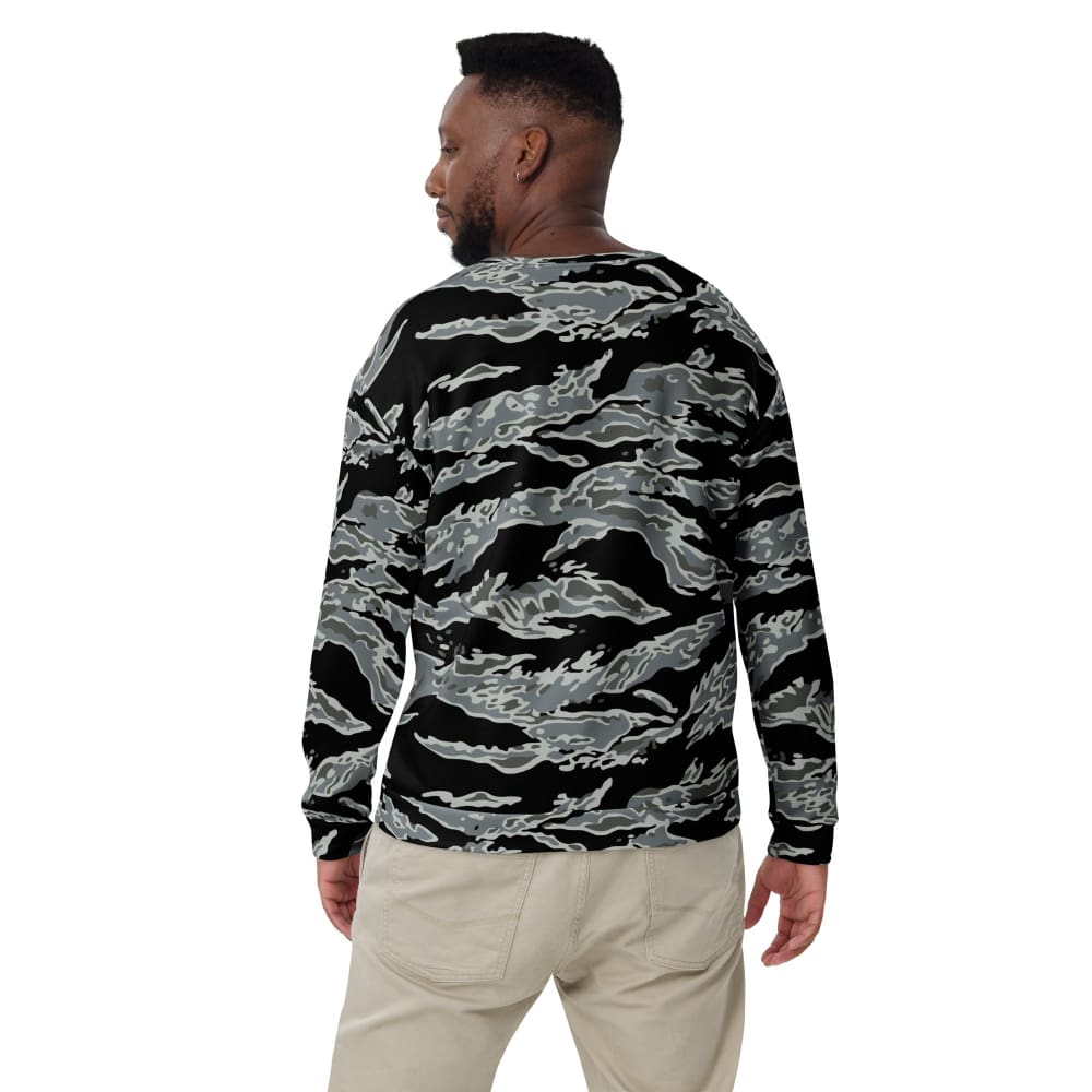 Miami Tiger Stripe Urban Grey CAMO Unisex Sweatshirt