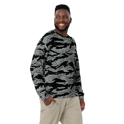 Miami Tiger Stripe Urban Grey CAMO Unisex Sweatshirt