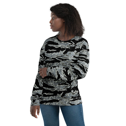 Miami Tiger Stripe Urban Grey CAMO Unisex Sweatshirt