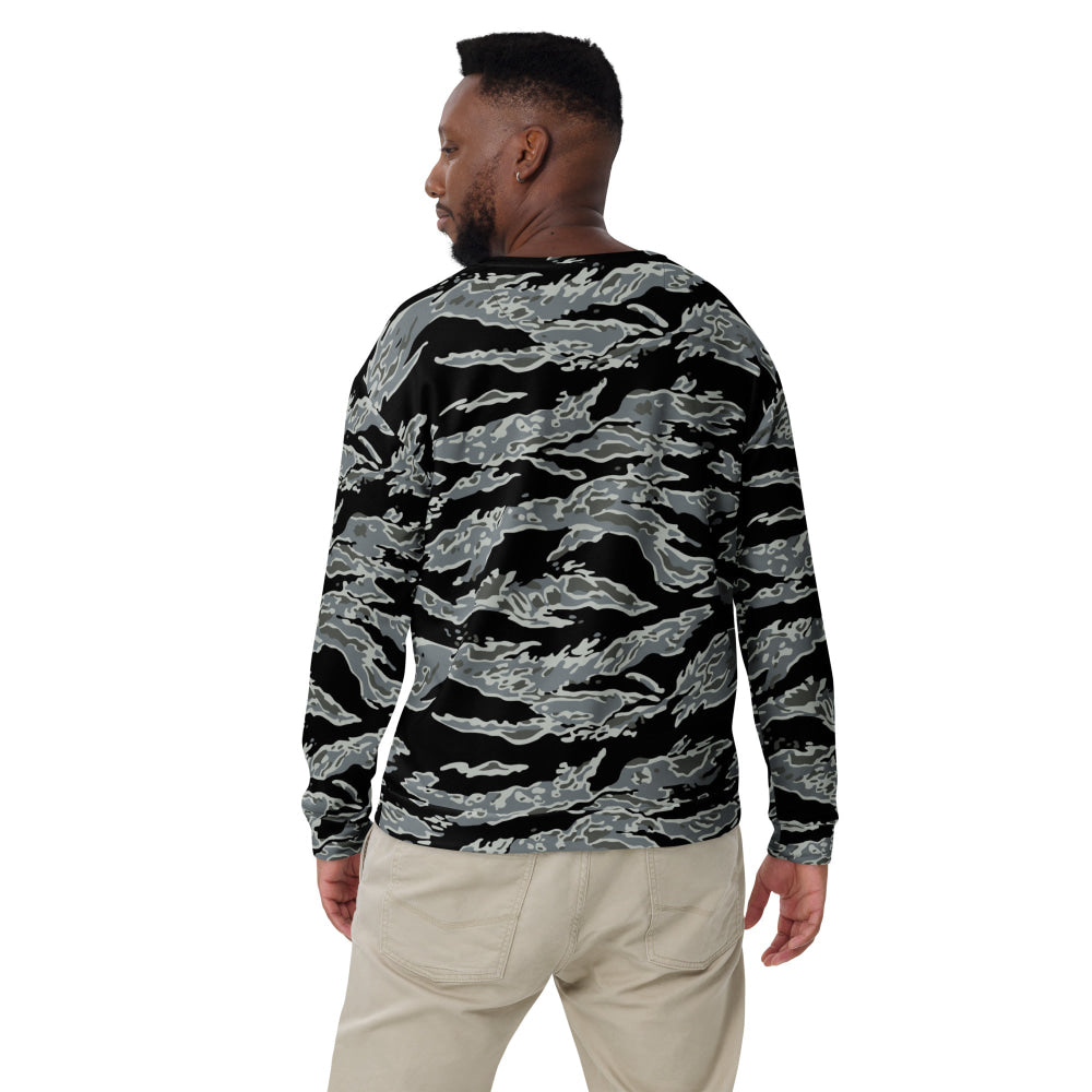 Miami Tiger Stripe Urban Grey CAMO Unisex Sweatshirt