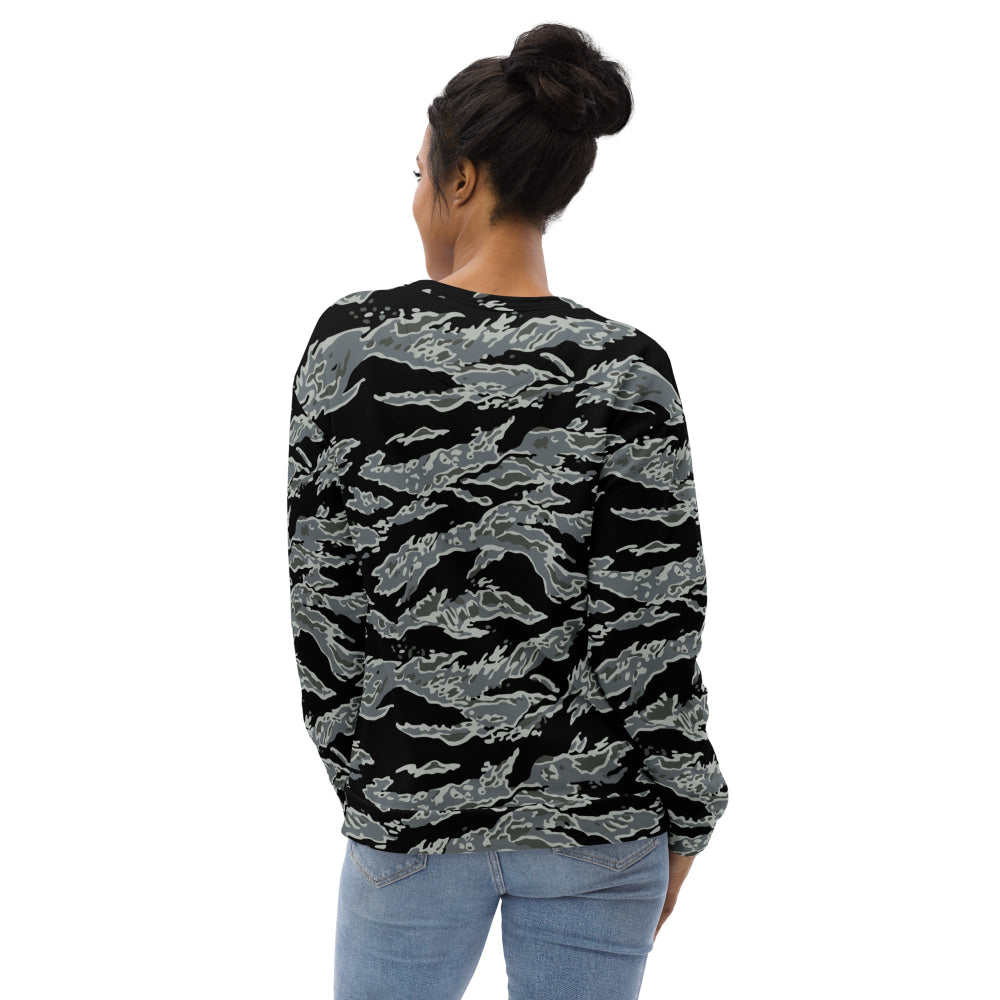 Miami Tiger Stripe Urban Grey CAMO Unisex Sweatshirt