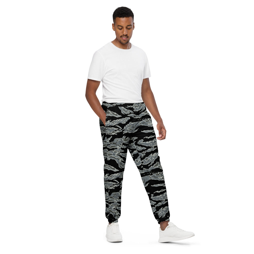 Miami Tiger Stripe Urban Grey CAMO Unisex track pants - Track Pants