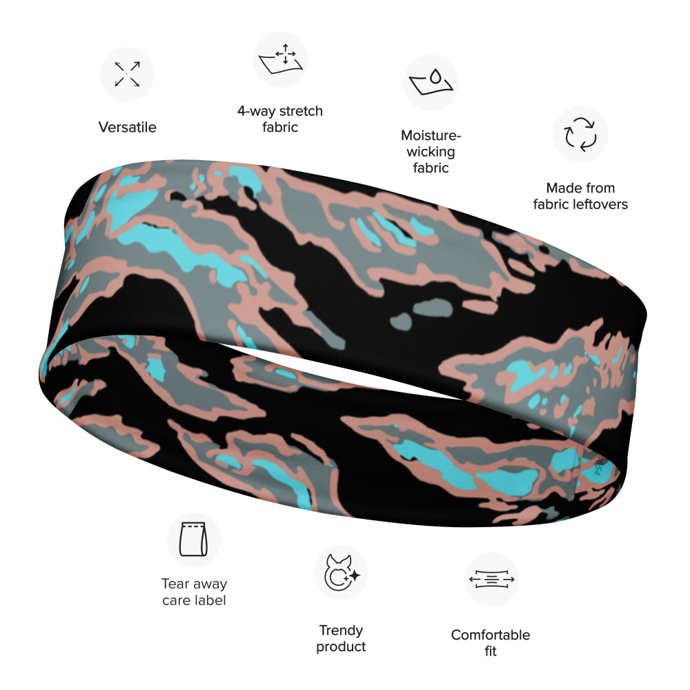 Miami Tiger Stripe Urban CAMO Headband - M