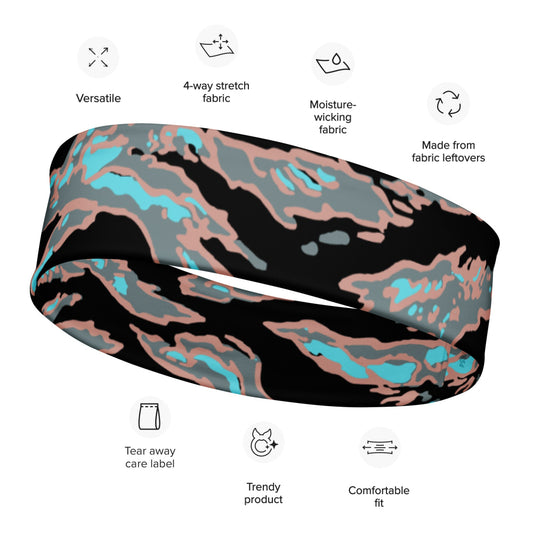 Miami Tiger Stripe Urban CAMO Headband - M