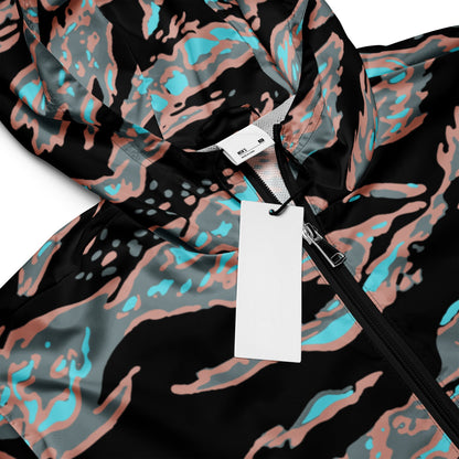 Miami Tiger Stripe Urban CAMO Men’s windbreaker - Mens Windbreaker