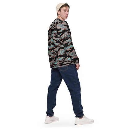 Miami Tiger Stripe Urban CAMO Men’s windbreaker - Mens Windbreaker