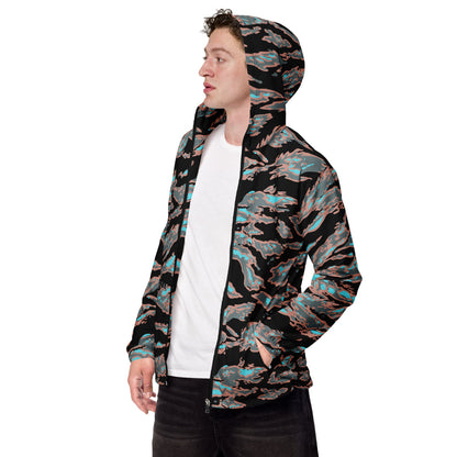 Miami Tiger Stripe Urban CAMO Men’s windbreaker - XS - Mens Windbreaker